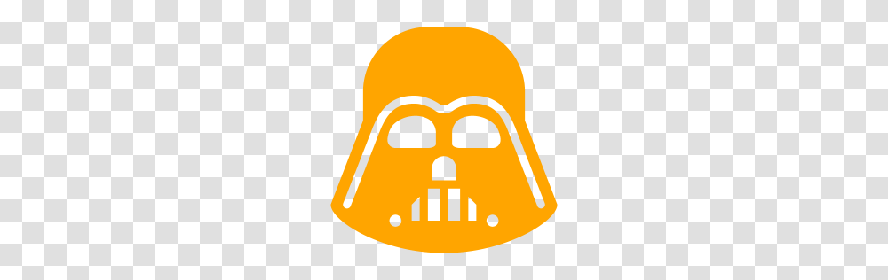 Free Orange Darth Vader Icon, Label, Helmet Transparent Png