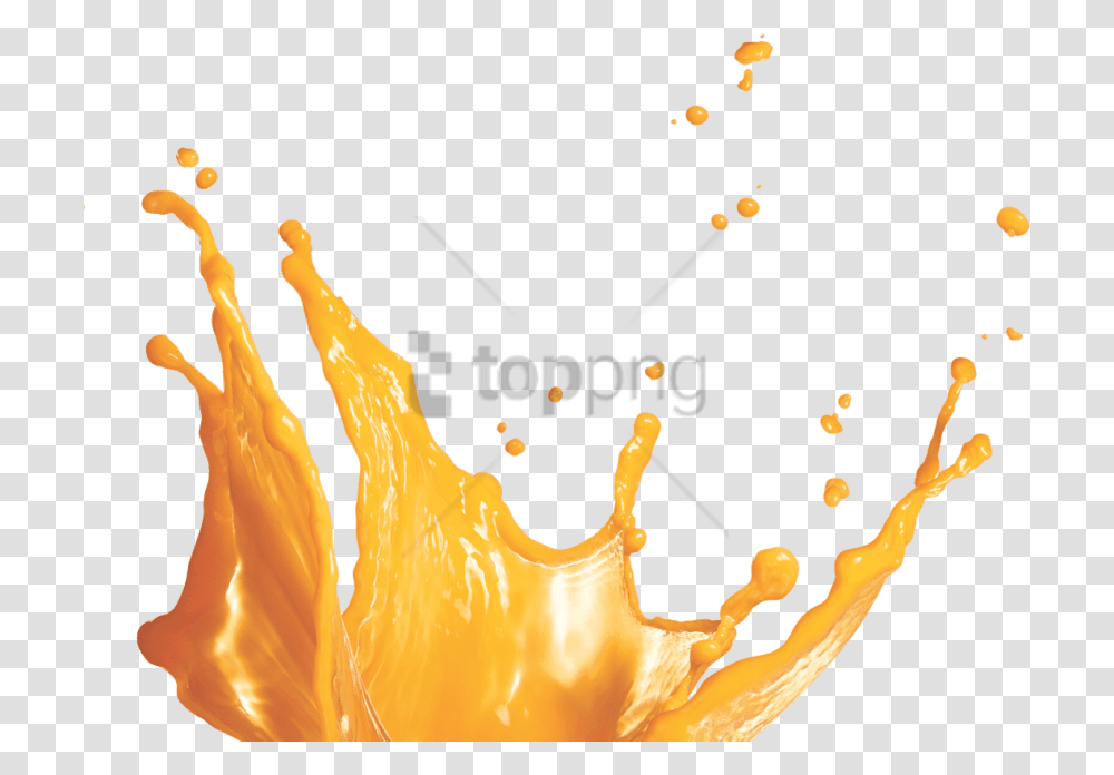 Free Orange Juice Splash Image With Juice Splash Background, Beverage, Drink, Bonfire, Flame Transparent Png