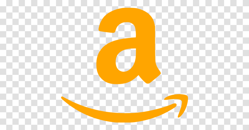 Free Orange Site Logo Icons Amazon A Logo, Number, Symbol, Text, Alphabet Transparent Png