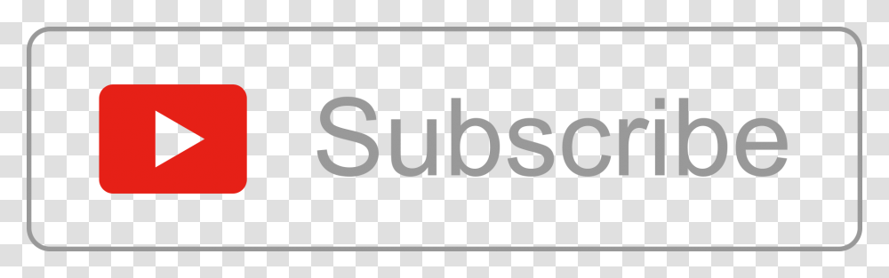 Free Outline Youtube Subscribe Button, Word, Alphabet Transparent Png