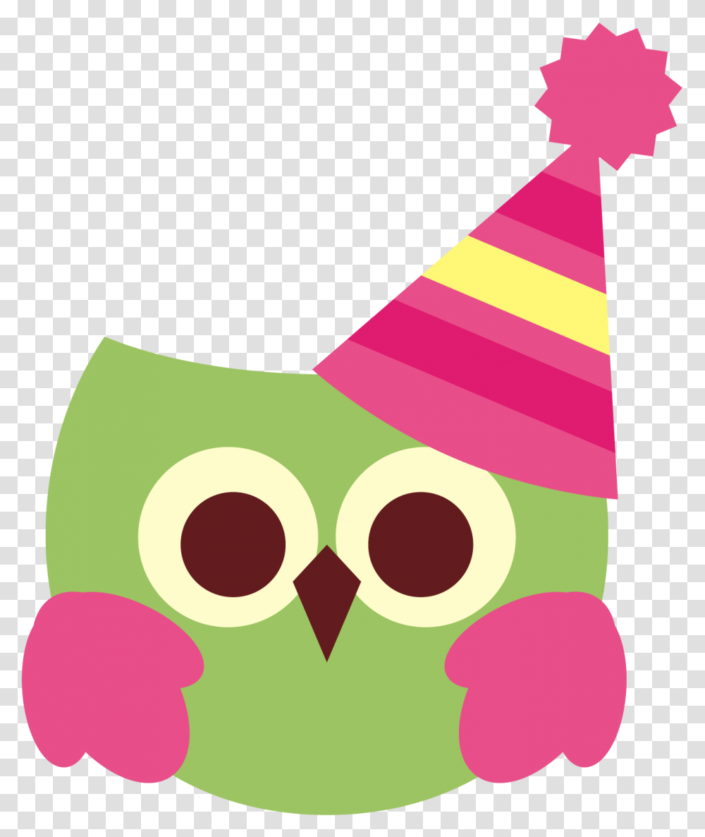 Free Owl Clip Art, Apparel, Party Hat Transparent Png