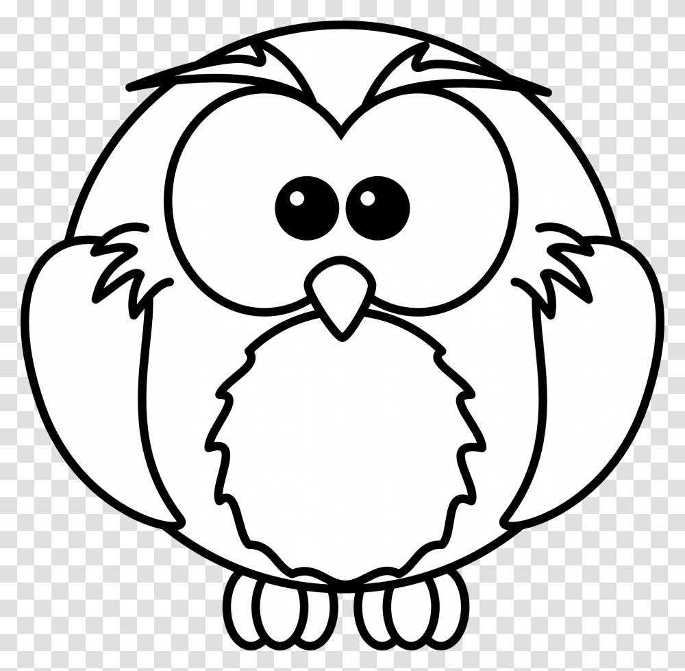 Free Owl Clip Art, Stencil, Bird, Animal, Egg Transparent Png