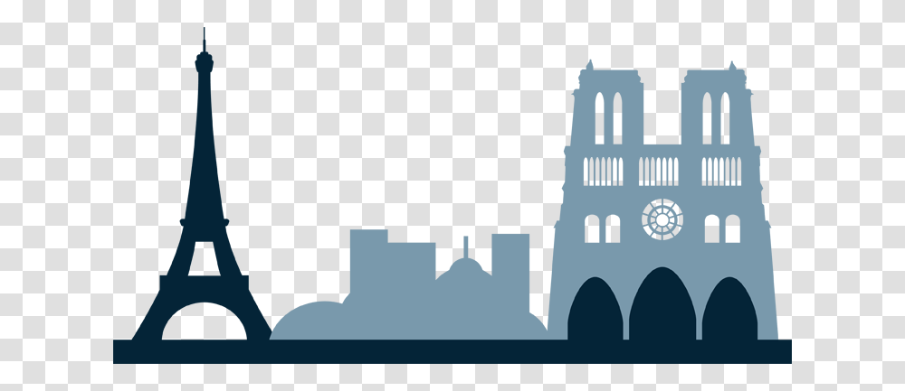 Free Paris Clip Art City Skyline Retro Clip Art, Logo, Trademark Transparent Png