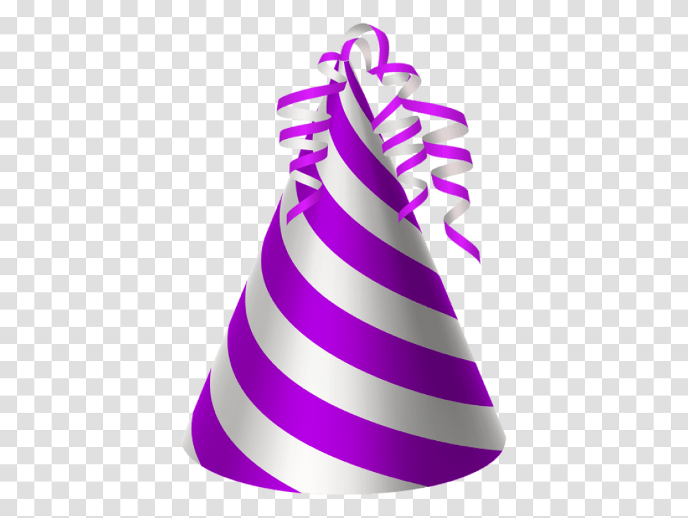 Free Party Hat Purple Images Background Birthday Hat, Apparel Transparent Png