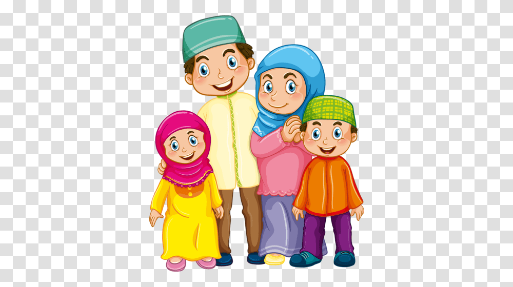 Free Pattern Muslim Family Muslim, Person, Human, People, Photography Transparent Png