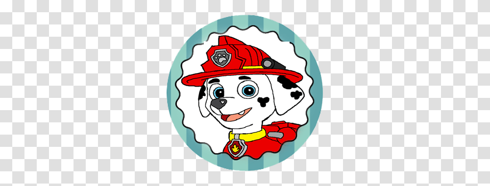 Free Paw Patrol Downloads, Fireman, Label Transparent Png