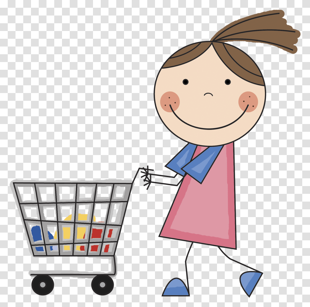 Free People Shopping Download Scrappin Doodles, Shopping Cart, Shopping Basket Transparent Png