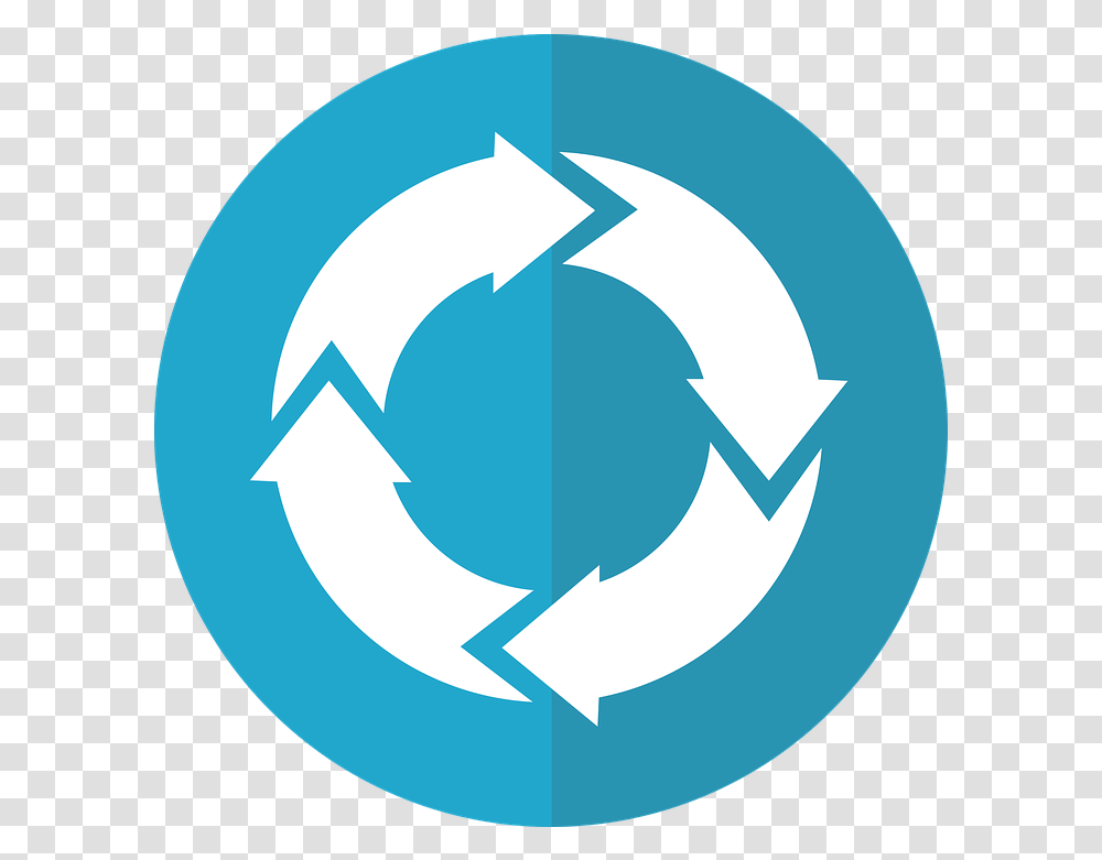 Free Photo Arrows Iteration Icon Recursion Clockwise Iteration Icon, Recycling Symbol Transparent Png