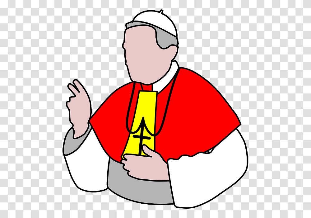 Free Photo Bishop Religion Pope Church Catholic Priest Cross, Baseball Cap, Hat, Apparel Transparent Png