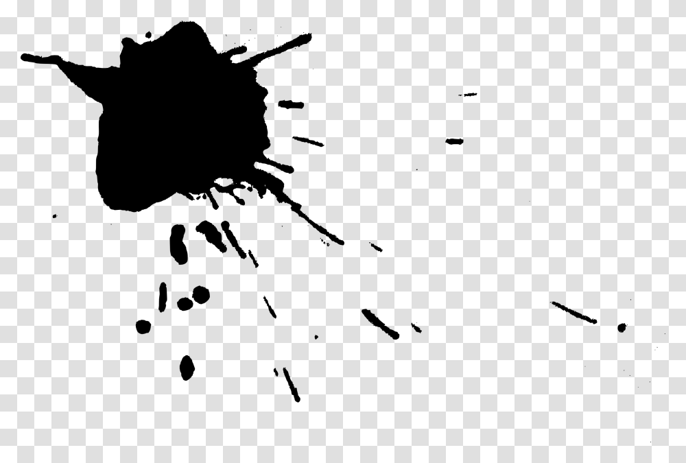 Free Photo Black Ink Splatters, Bird, Animal, Stencil, Silhouette Transparent Png