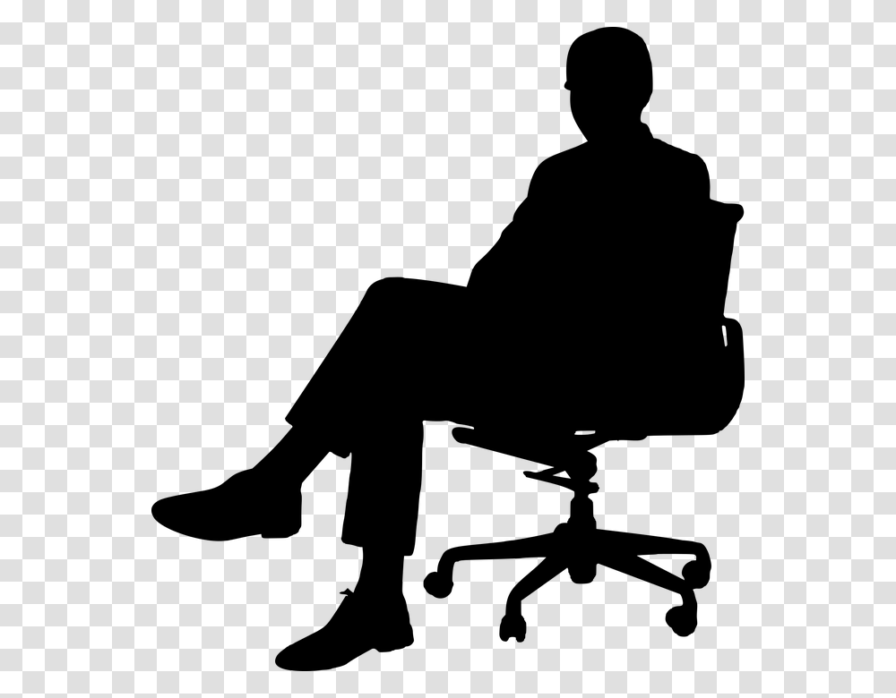 Free Photo Chair Business Silhouette People Man Think Alone, Gray, World Of Warcraft Transparent Png