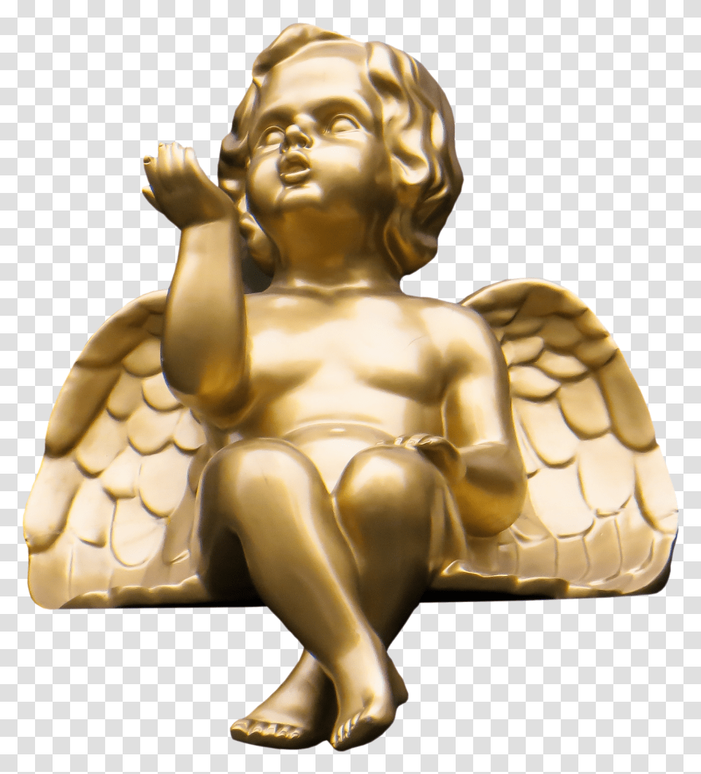 Free Photo Christmas Angel Angel Child Christmas Free, Figurine, Art, Sculpture, Gold Transparent Png
