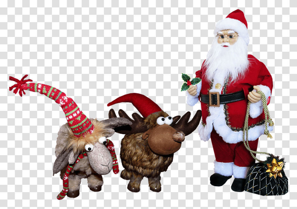 Free Photo Christmas Reindeer Fun Greeting Card Santa Max Santa Claus, Toy, Elf, Figurine, Person Transparent Png