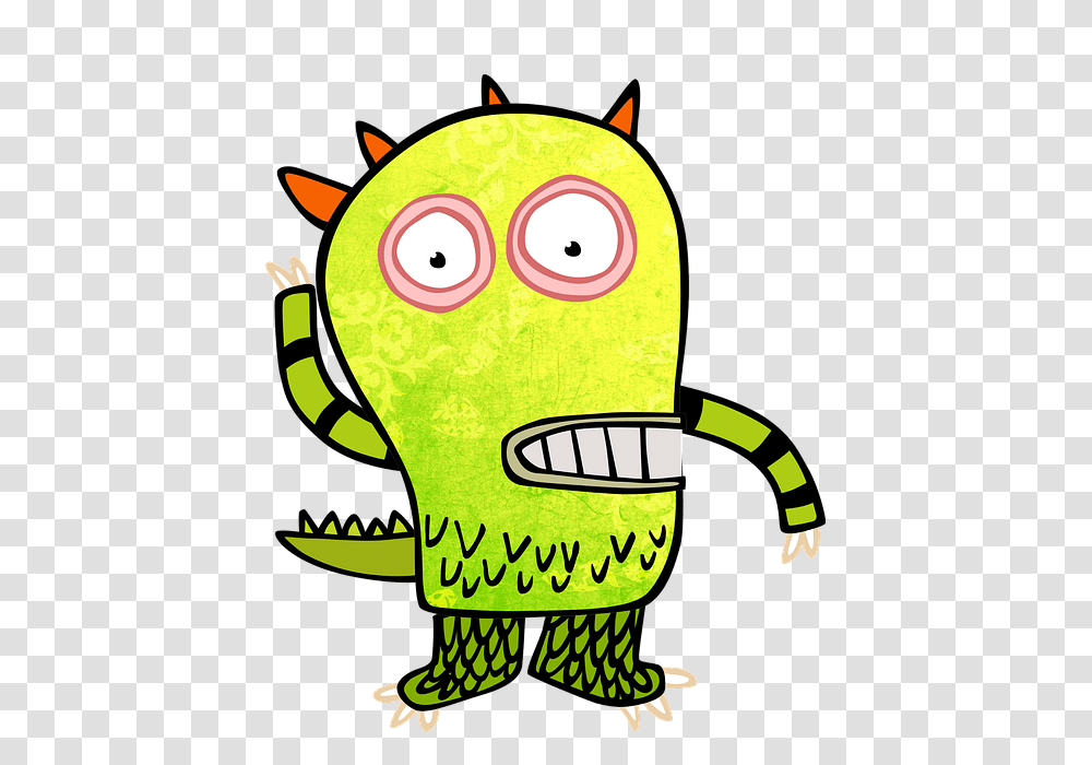 Free Photo Clip Kids Art Green Cartoon Space Monster Cute, Plant, Photography Transparent Png