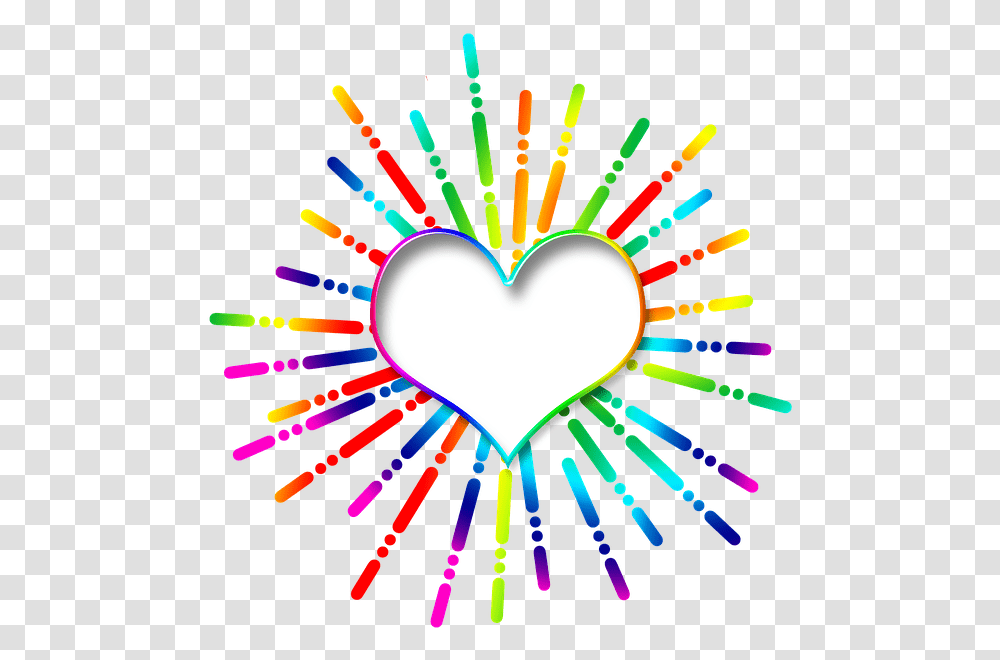 Free Photo Colorful Heart Star Affection Rays Love Icon We Choose This Topic, Light, Graphics, Flare, Purple Transparent Png