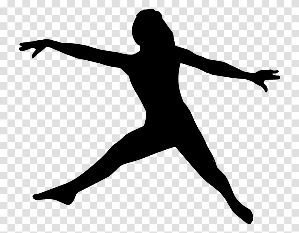 Free Photo Dancing Sports Fitness Jumping Ballet Silhouette, Gray, World Of Warcraft Transparent Png