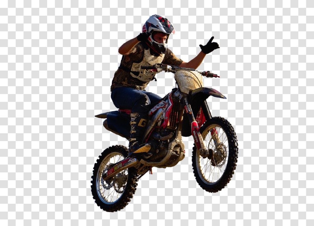 Free Photo Dirtbike Stunt Freestyle Motocross, Motorcycle, Vehicle, Transportation, Person Transparent Png