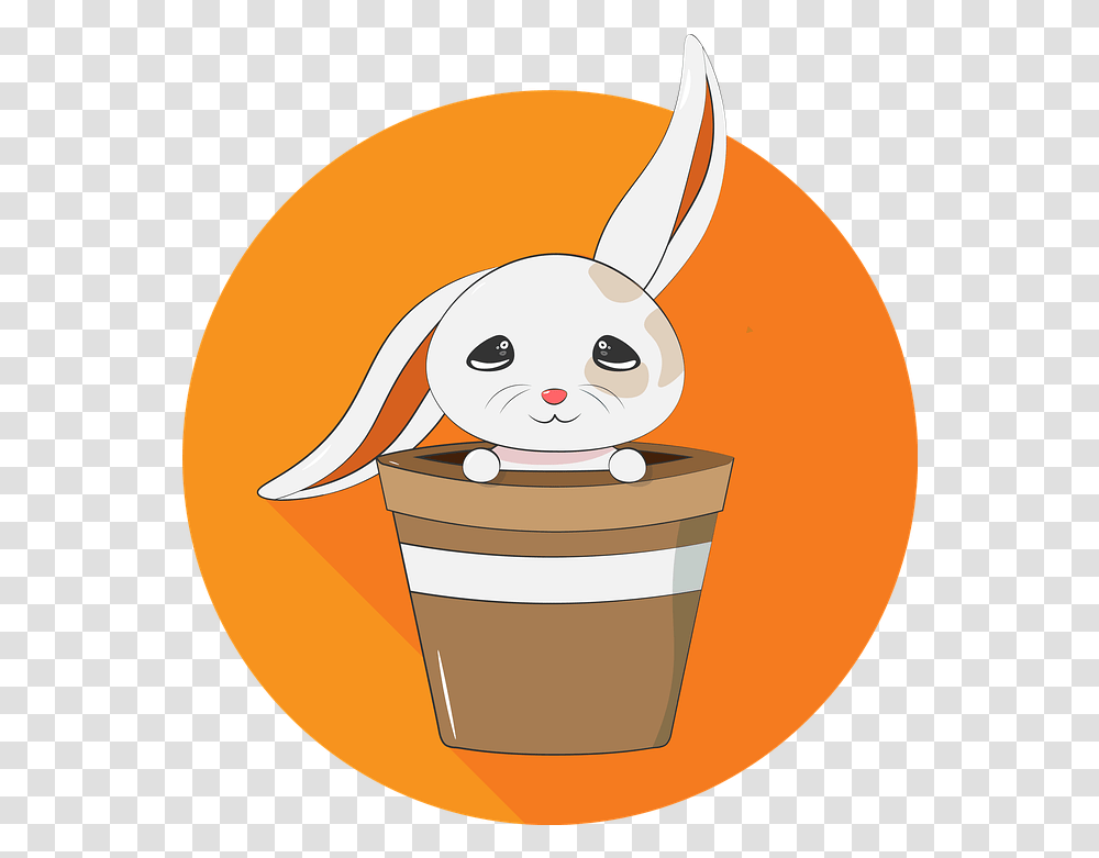 Free Photo Icon Orange Pot Cute Easter Happy, Snowman, Winter, Outdoors, Nature Transparent Png