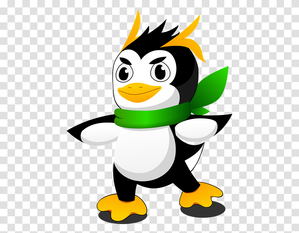 Free Photo Linux Mascot Bird Cute Gambar Kartun Penguin Lucu, Outdoors, Nature, Snowman, Winter Transparent Png