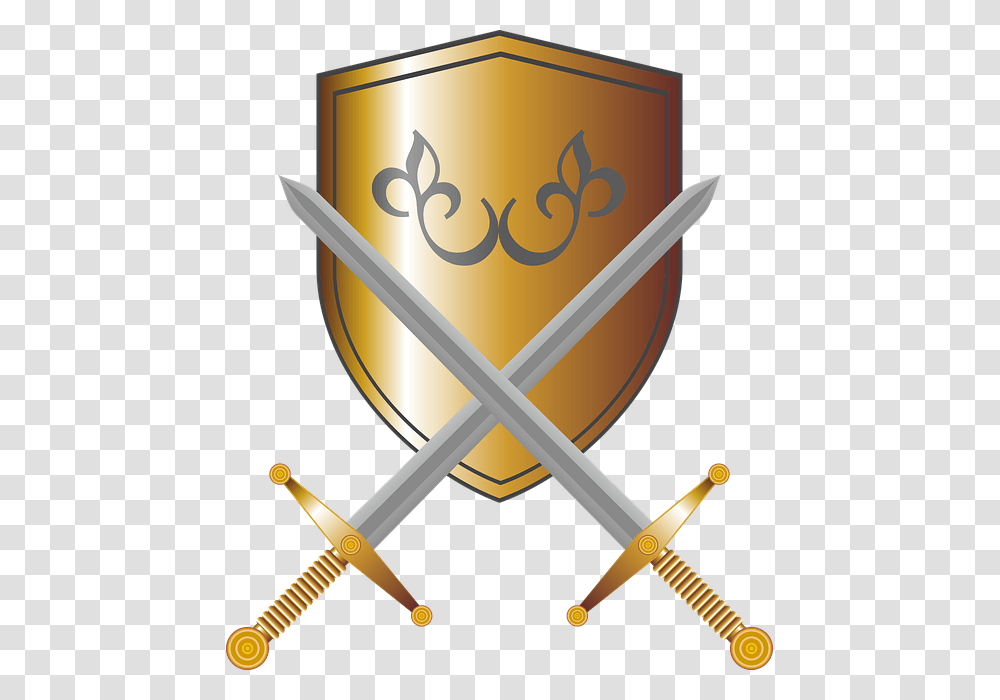 Free Photo Shield Coat Of Arms Fantasy Knight Swords, Blade, Weapon, Weaponry, Armor Transparent Png
