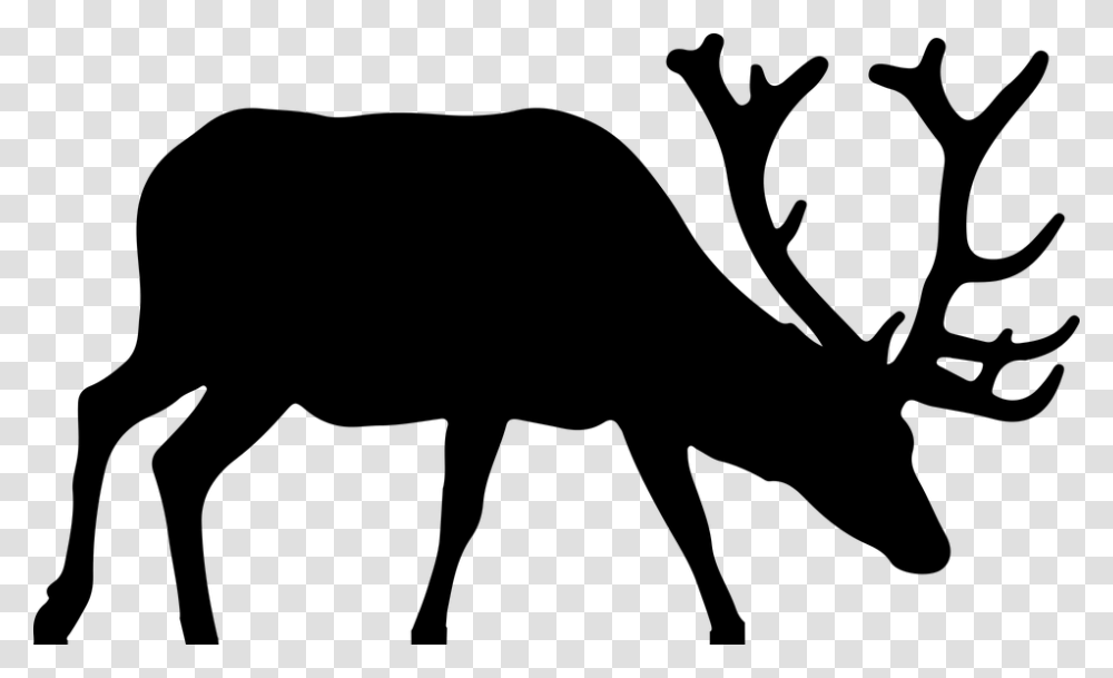 Free Photo Silhouette Deer Elk Antlers Animal Elk Silhouette, Gray, World Of Warcraft Transparent Png