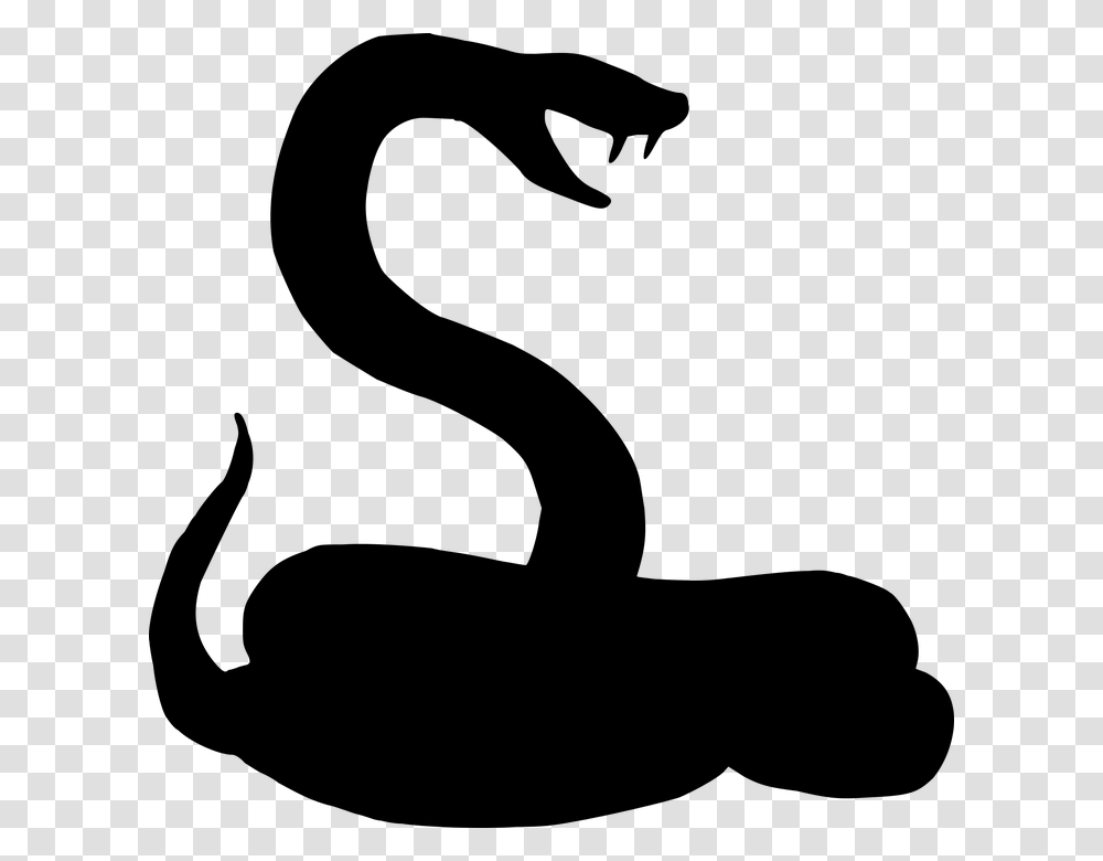 Free Photo Silhouette Rattlesnake Animal Reptile Snake, Gray, World Of Warcraft Transparent Png