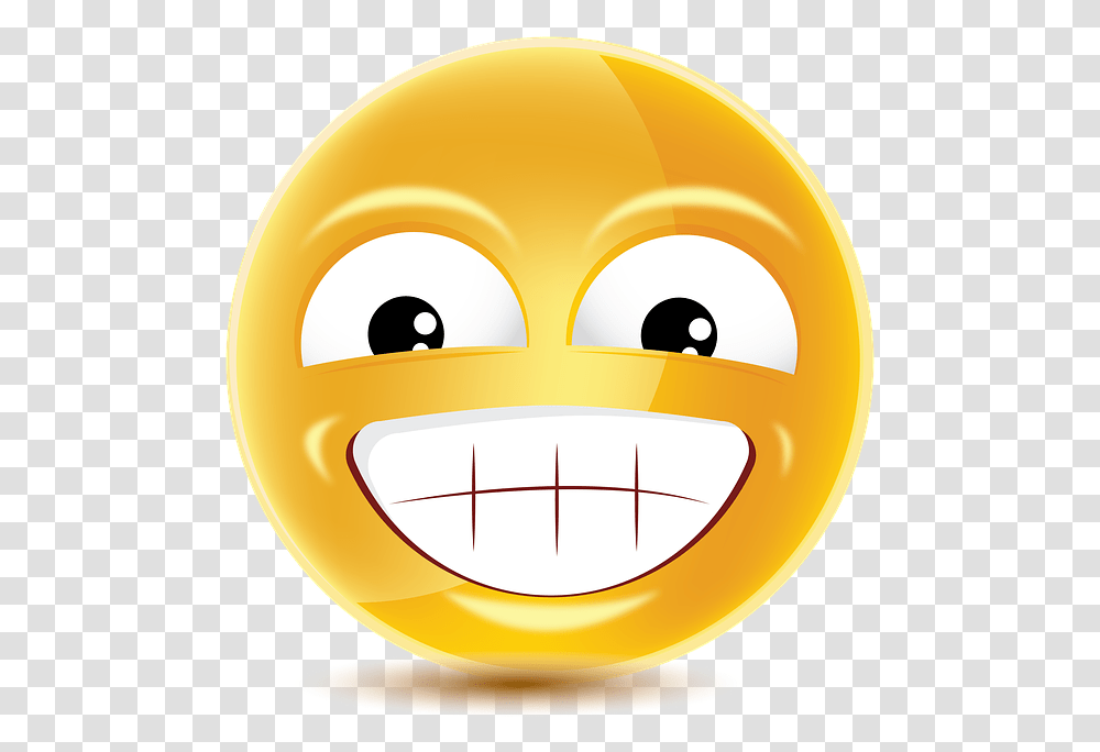 Free Photo Smiley Face Happy Emoji Gambar Kartun Pura Pura Bahagia, Label, Text, Symbol, Sphere Transparent Png
