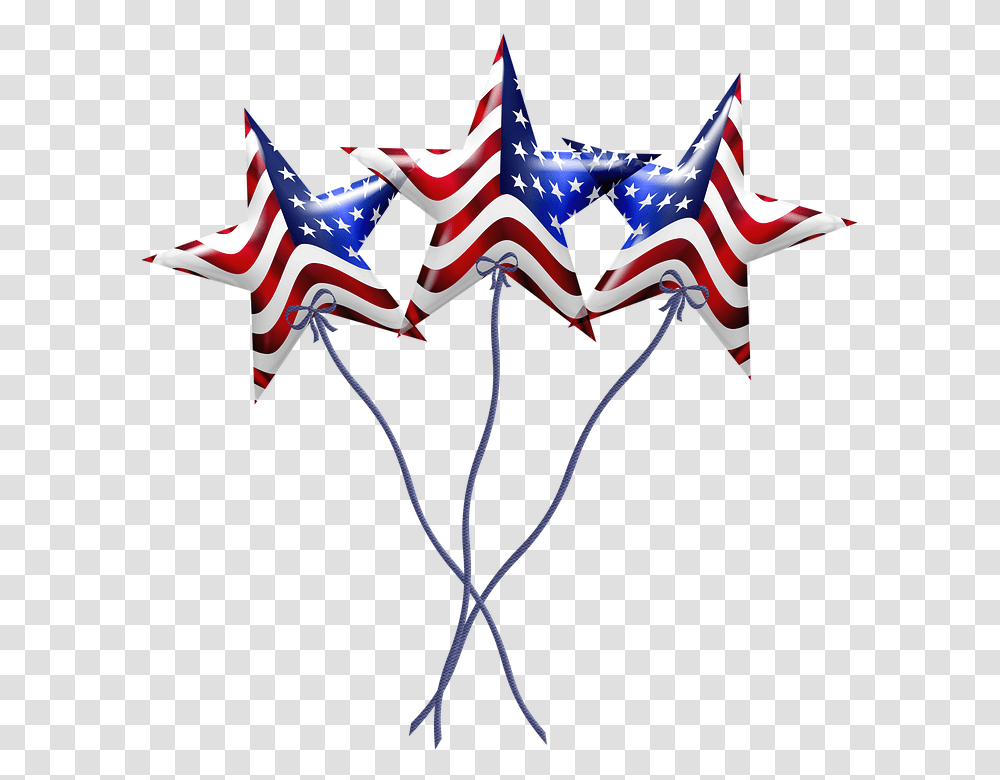 Free Photo Stars Party Star Balloons Celebration String American, Toy, Kite, Bow Transparent Png
