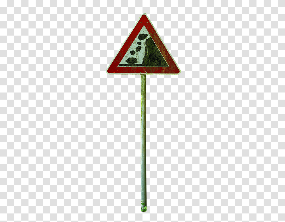 Free Photo Traffic Sign Shield Rockfall Warnschild Warning, Cross, Road Sign, Triangle Transparent Png