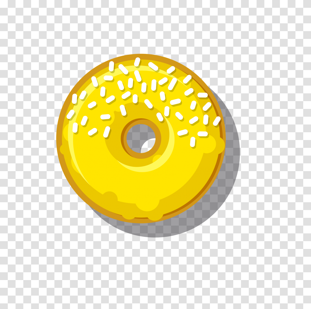Free Photo Yellow Donut, Sweets, Food, Confectionery, Paper Transparent Png