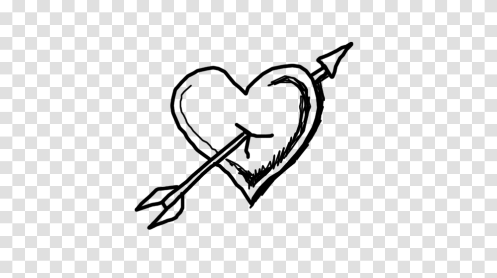 Free Photos Doodle Heart With Arrow Search Download, Gray, World Of Warcraft Transparent Png