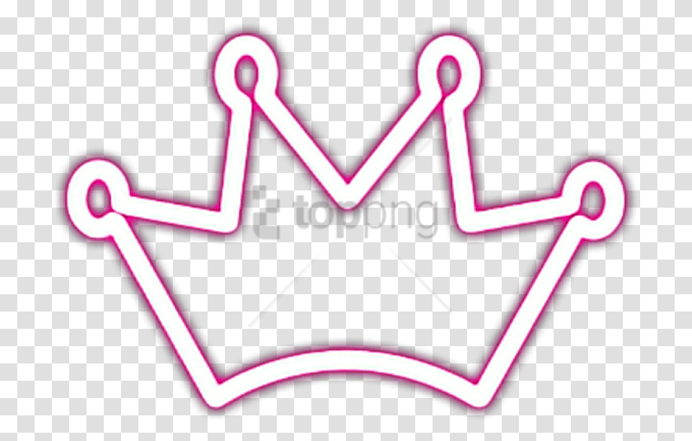 Free Picsart Crown Sticker Image With Corona, Neon, Light Transparent Png