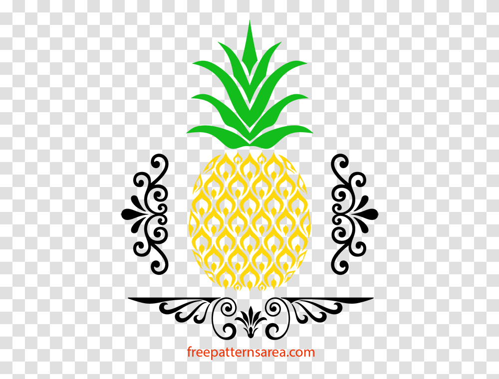 Free Pineapple Stencil Art And Vector, Light, Person, Human Transparent Png