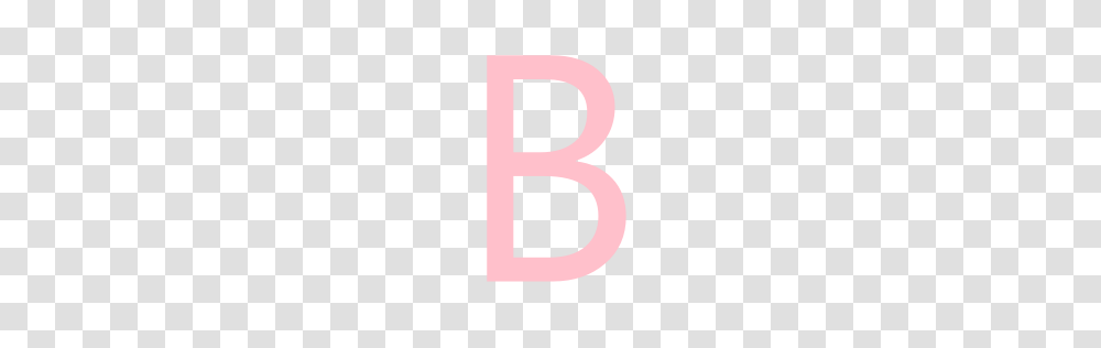 Free Pink Letter B Icon, Number Transparent Png