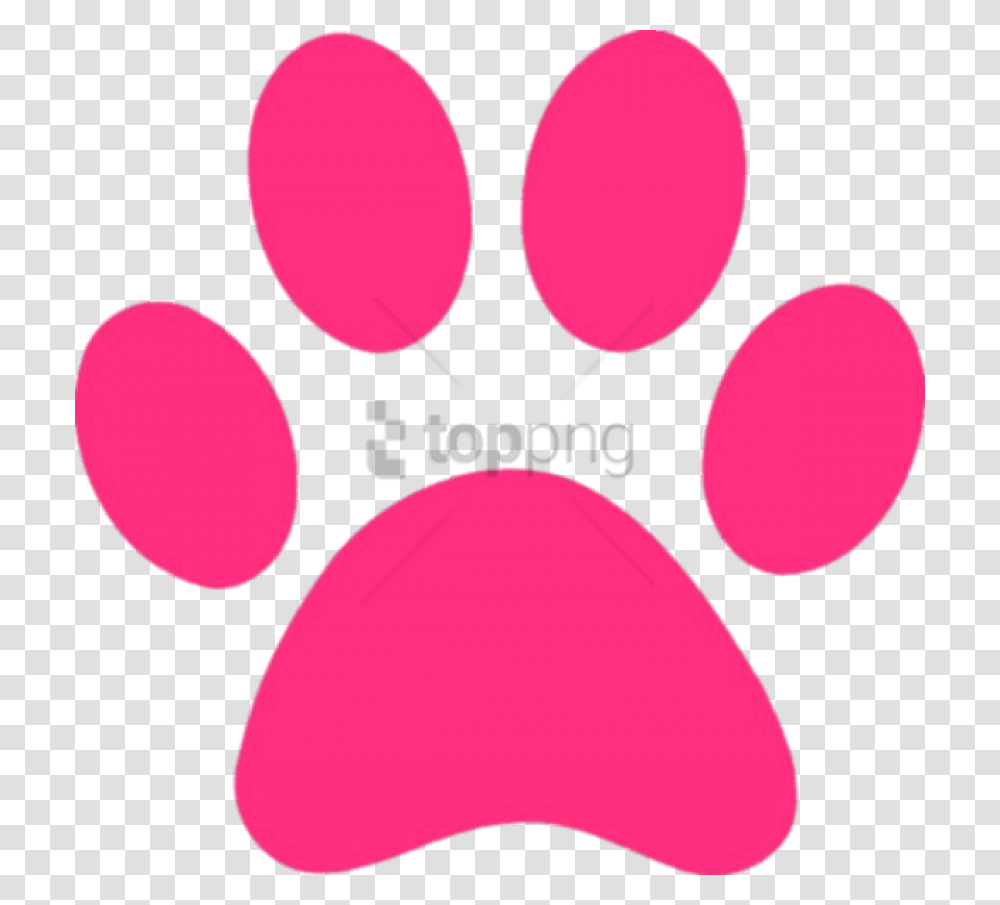 Free Pink Panther Paw Print Clipart Pink Dog Bone Clipart, Balloon, Baseball Cap, Hat Transparent Png