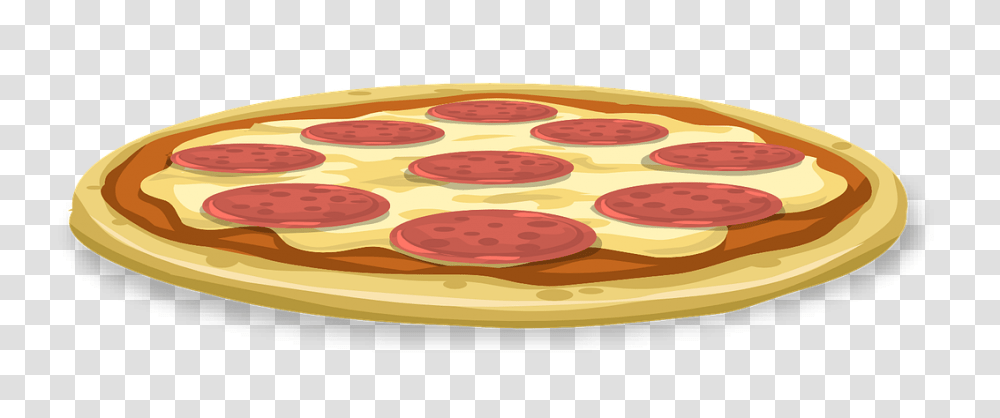 Free Pizza Clipart, Sliced, Bread, Food, Platter Transparent Png
