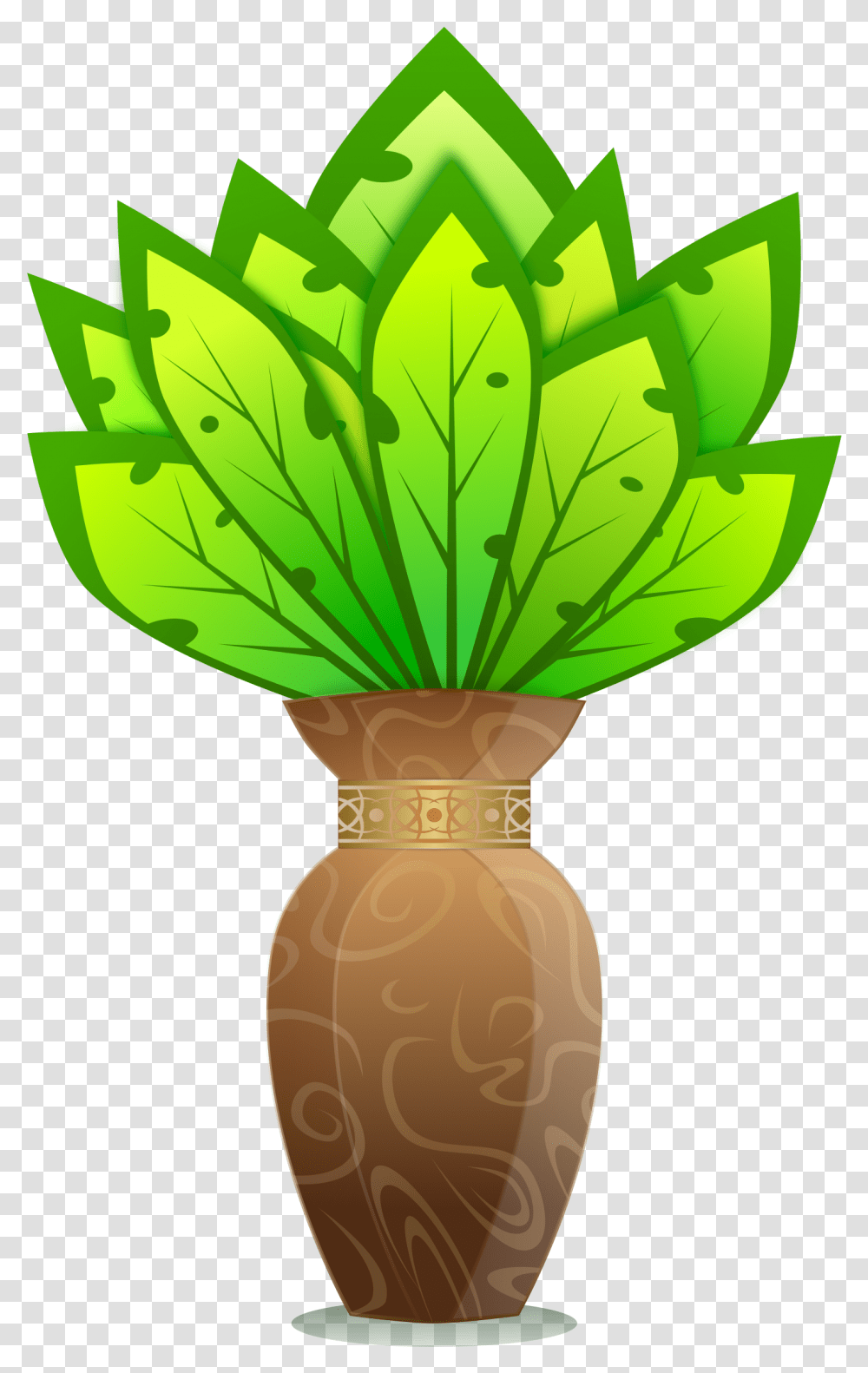 Free Plant In Vase Clip Art Office Plant Clipart, Leaf, Lamp, Jar, Pottery Transparent Png