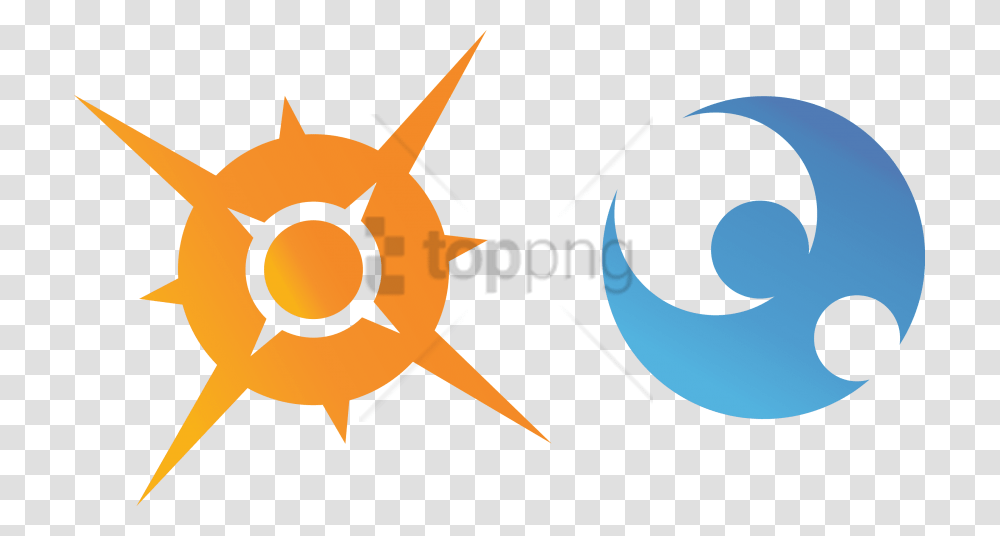Free Pokemon Sun Logo Images Background Pokemon Sun And Moon Symbols, Outdoors, Nature, Trademark Transparent Png