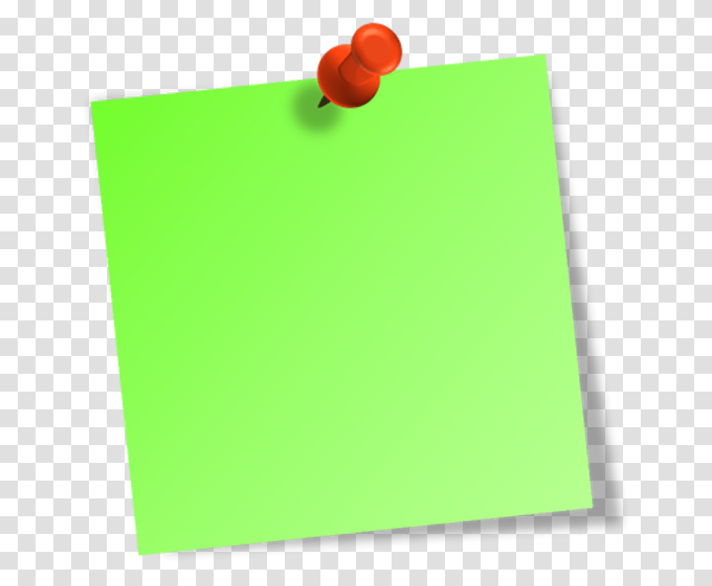 Free Post It Note Download Green Sticky Note, Pin, Paper Transparent Png