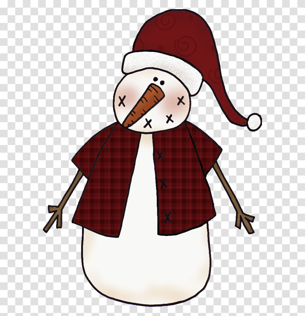 Free Primitive Snowman Clipart, Plant, Tie, Portrait Transparent Png