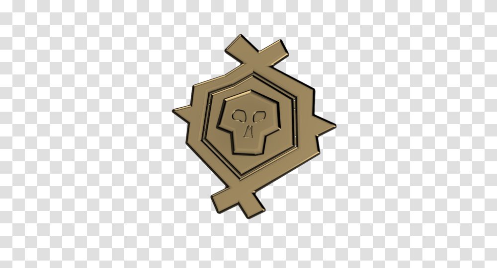 Free Print Sea Of Thieves Legendary Eyepatch Emblem Cults, Cross, Bronze, Sphere Transparent Png