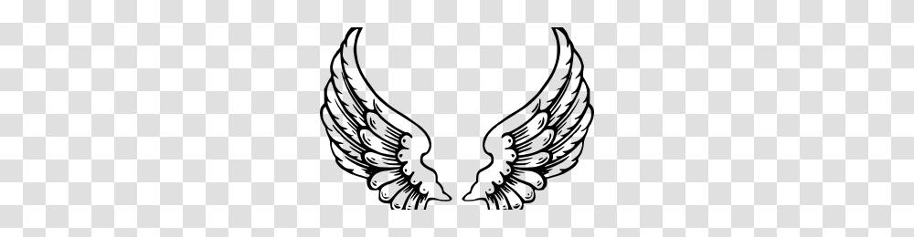 Free Printable Angels Clip Art Angel Wings, Gray, World Of Warcraft Transparent Png