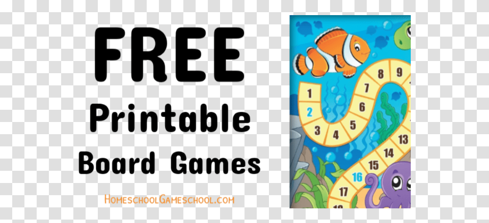 Free Printable Board Games Anemone Fish, Slot, Gambling, Alphabet Transparent Png