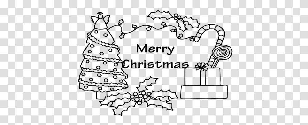 Free Printable Coloring Christmas Cards Free Merry Christmas Colouring Pages, Blackboard Transparent Png