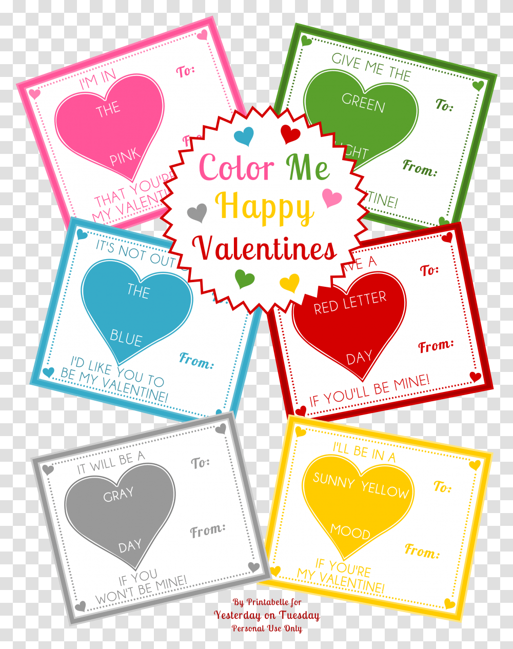 Free Printable Crayon Valentines, Flyer, Poster, Paper Transparent Png