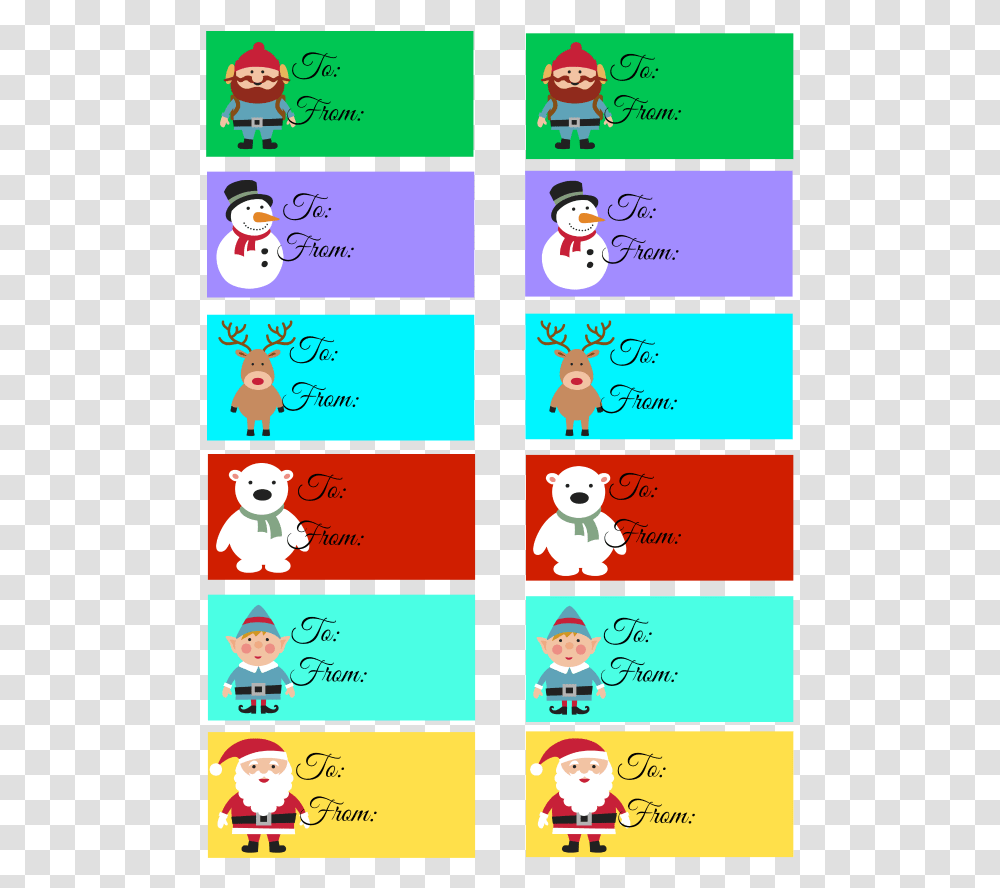 Free Printable Cute Christmas Tag, Label, Person, Alphabet Transparent Png