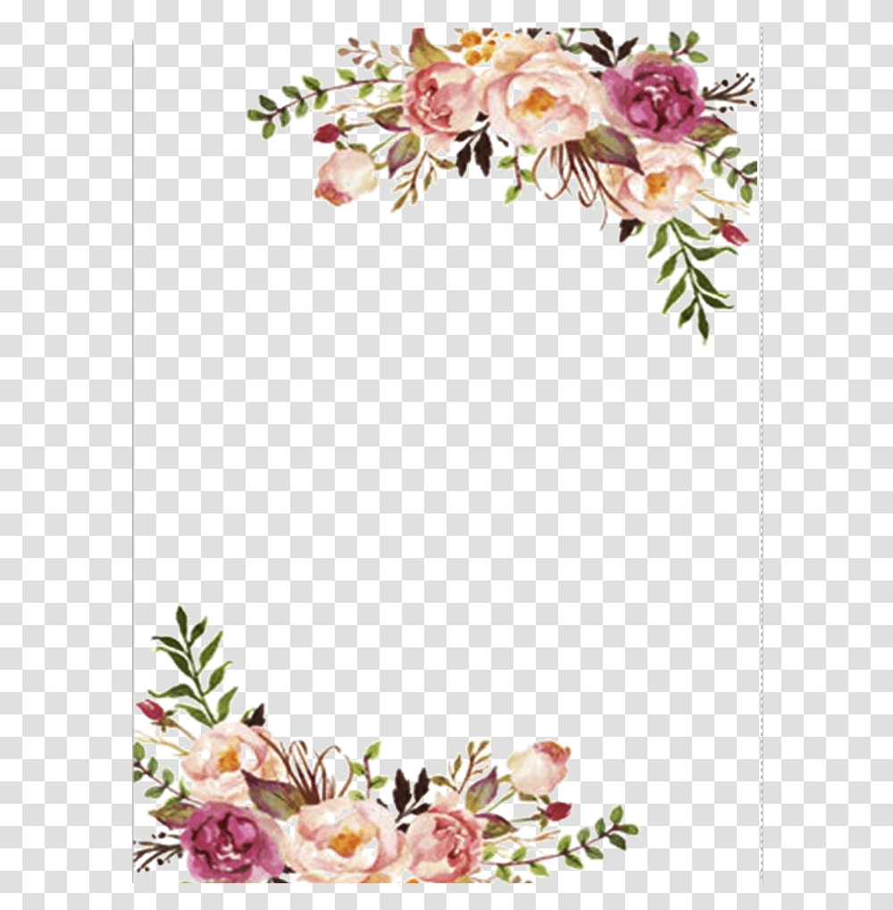 Free Printable Floral Border, Plant, Floral Design, Pattern Transparent Png