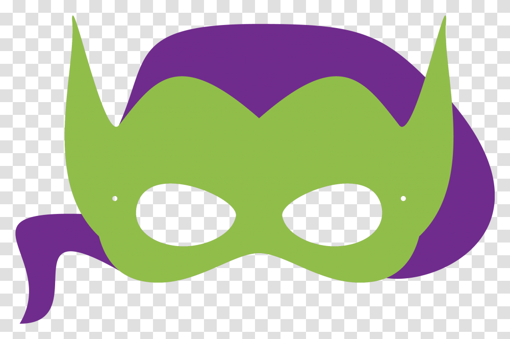 Free Printable Halloween Masks Fun For Kids Including Mscaras Del Duende Verde, Green Transparent Png