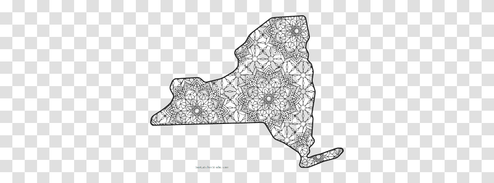 Free Printable New York Coloring, Cross, Lace, Skin Transparent Png