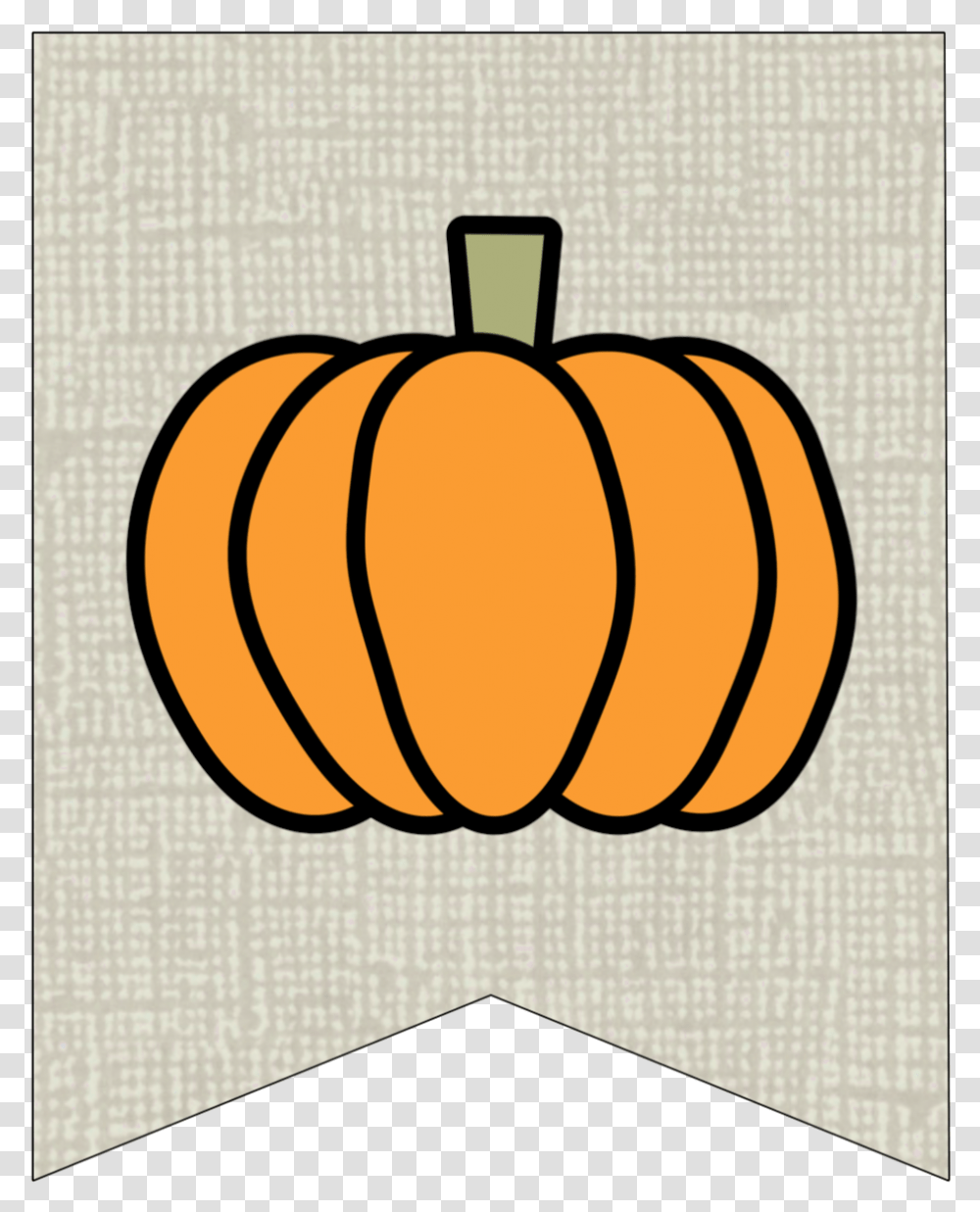 Free Printable Pumpkin Banner Decor, Vegetable, Plant, Food, Label Transparent Png